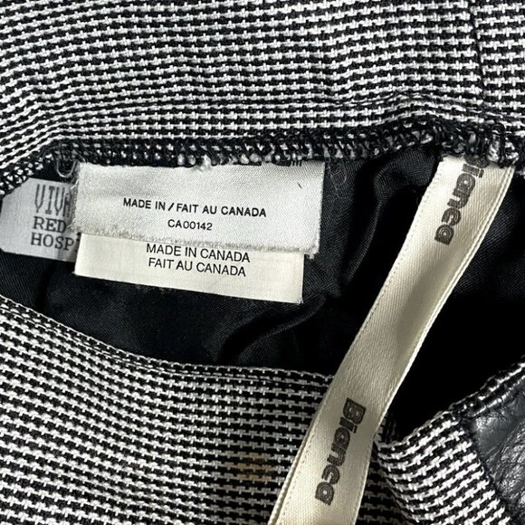 5/$25 Vintage Bianca Houndstooth Pencil Skirt XS - Picture 4 of 13